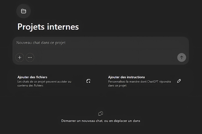 ChatGPT Tasks tableau de bord